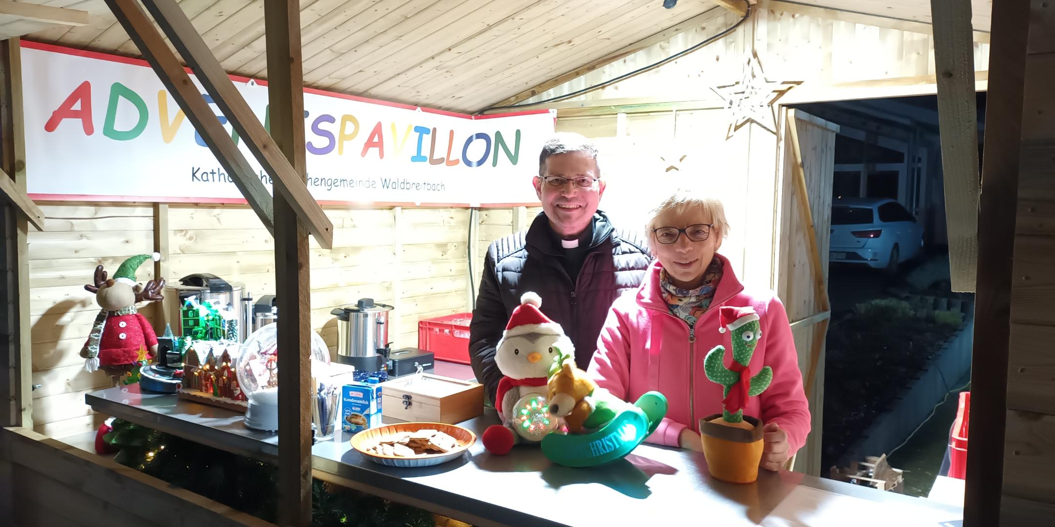 Adventsbude in Waldbreitbach (c) Pfarreiengemeinschaft Waldbreitbach - Niederbreitbach - Kurtscheid Adventsbude in Waldbreitbach