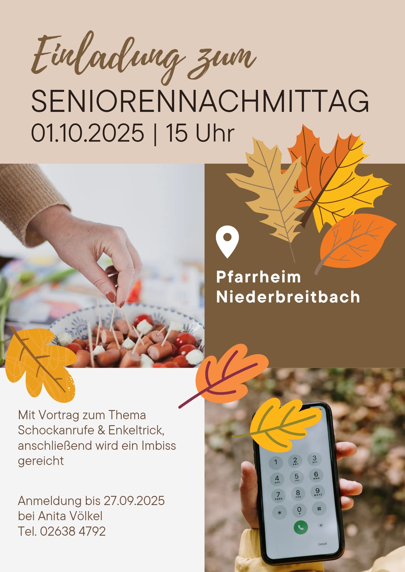 Seniorennachmittag NBB 01.10.2025