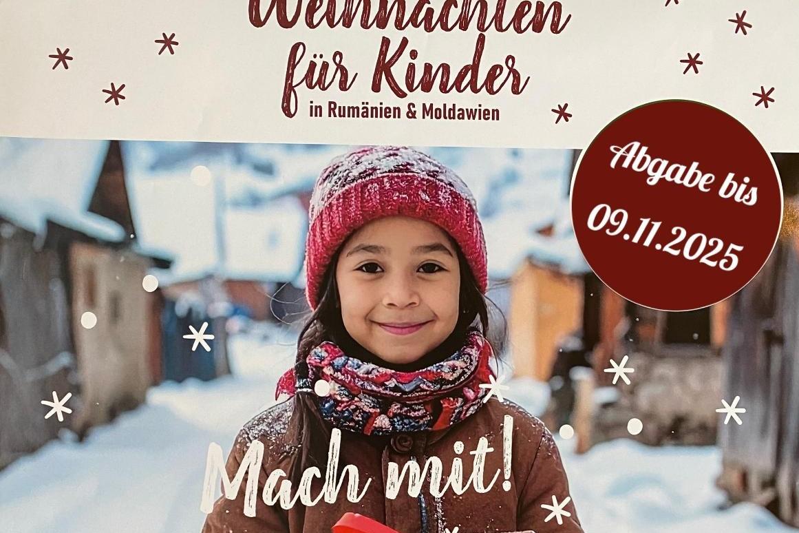 Weihnachten für Kinder in Rumänien u. Moldawien 2025